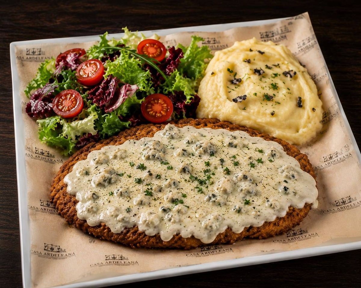 Snitel de vita Gorgonzola